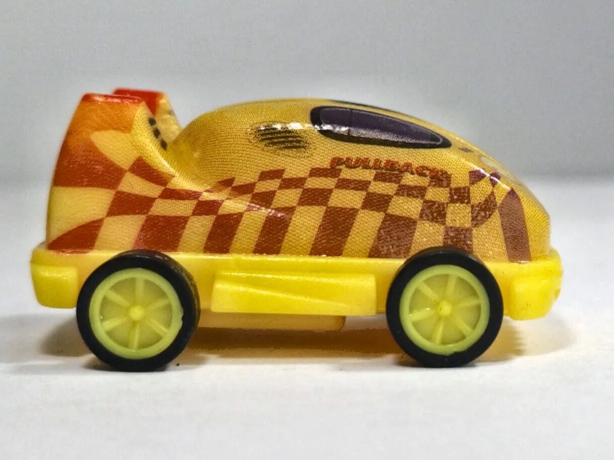 RACEAUTO, Ferrero (Kinder) 2010, Die cast UN054, Żółty, 1:100, Resoraki – zdjęcie 4