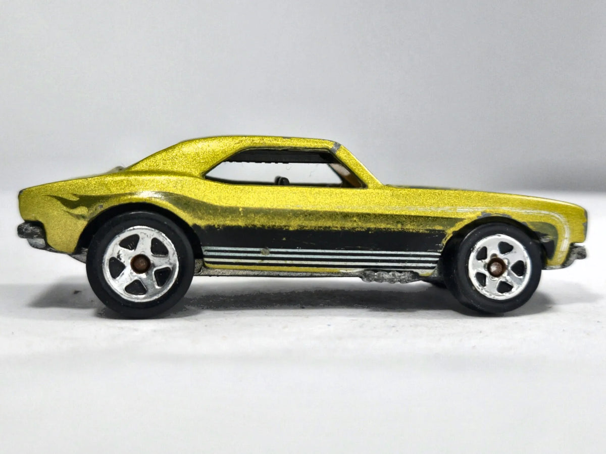 Chevrolet Camaro 1967 Hot Wheels 1982 1:64 Luzak Zielony Muscle Car 2xMetal – zdjęcie 4