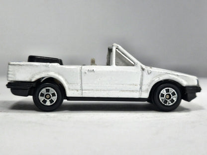 Ford Escort Cabriolet Zylmex 1:64 Kabriolet Biały Samochód osobowy – zdjęcie 4