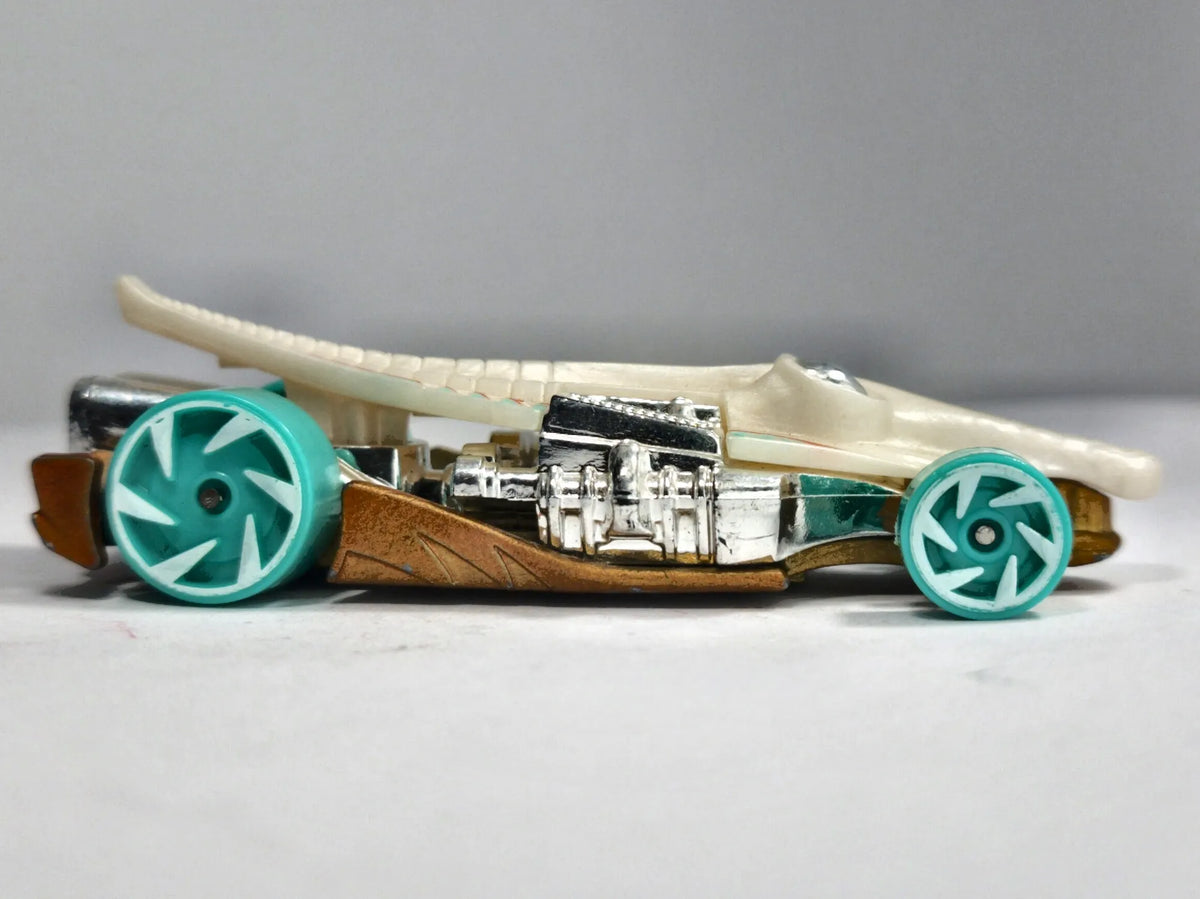 CROC ROD, Hot Wheels 2021, Die cast R1183, Złoty, 1:64, Resoraki – zdjęcie 4