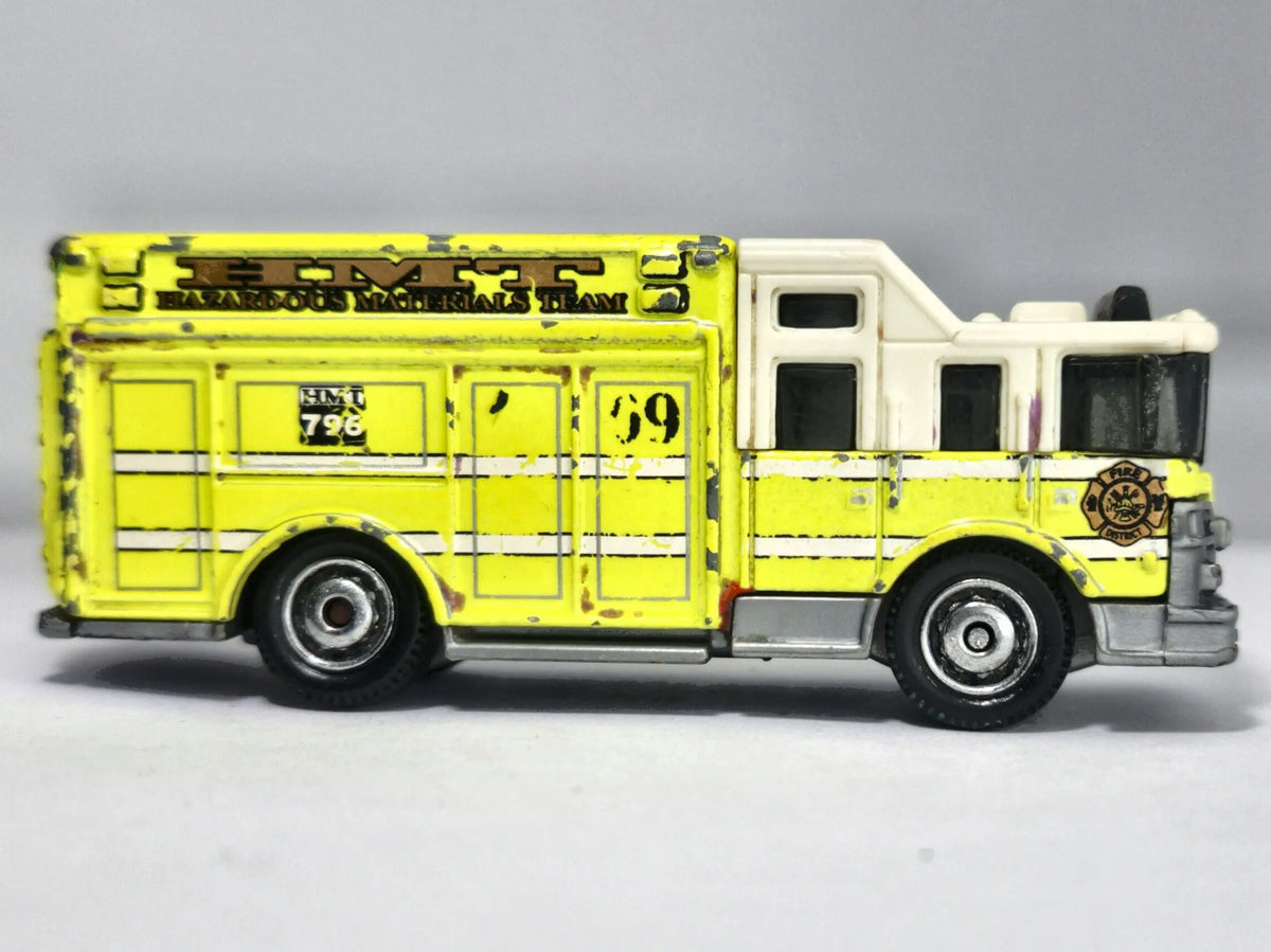HAZARD SQUAD, Matchbox 2009, Die cast MB738; C26, Żółty, 1:64, Resoraki – zdjęcie 4