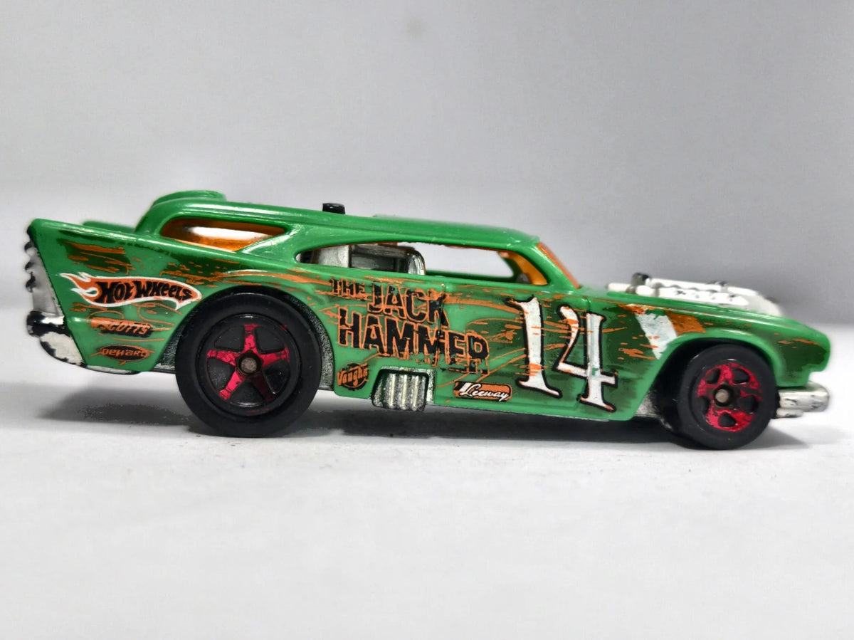 Jack Hammer Hot Wheels 2003 1:64 1 Luzak Zielony – zdjęcie 4