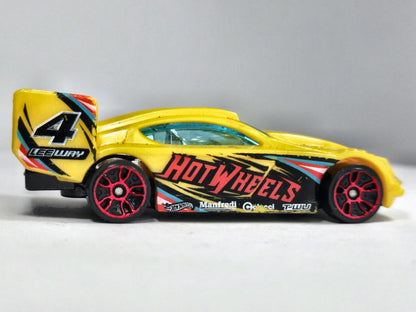 Time Tracker Hot Wheels 2002 First Editions 1:64 Luzak Żółty – zdjęcie 4