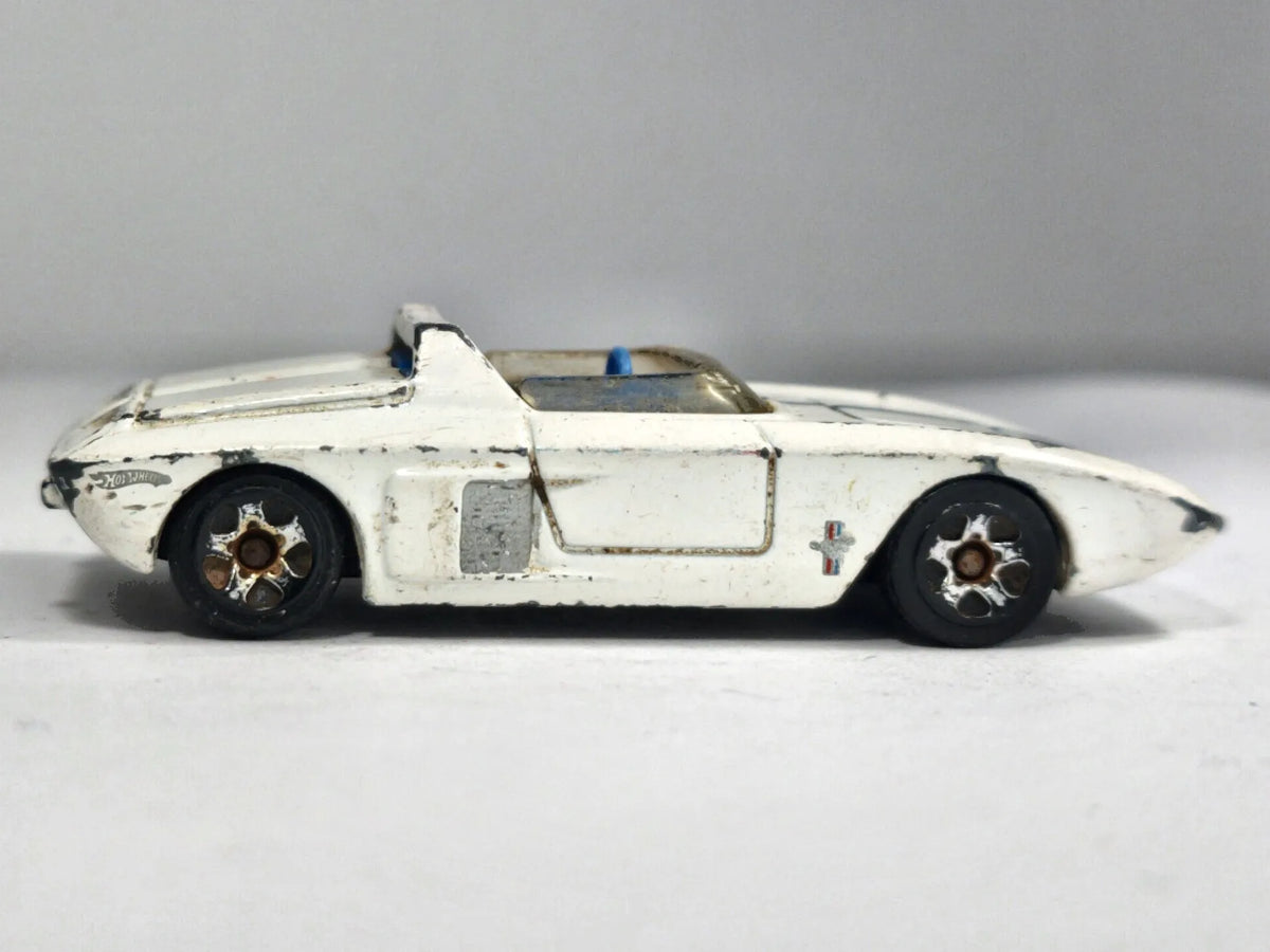 '62 Ford Mustang I Concept Hot Wheels 2010 1:64 Luzak Biały – zdjęcie 4
