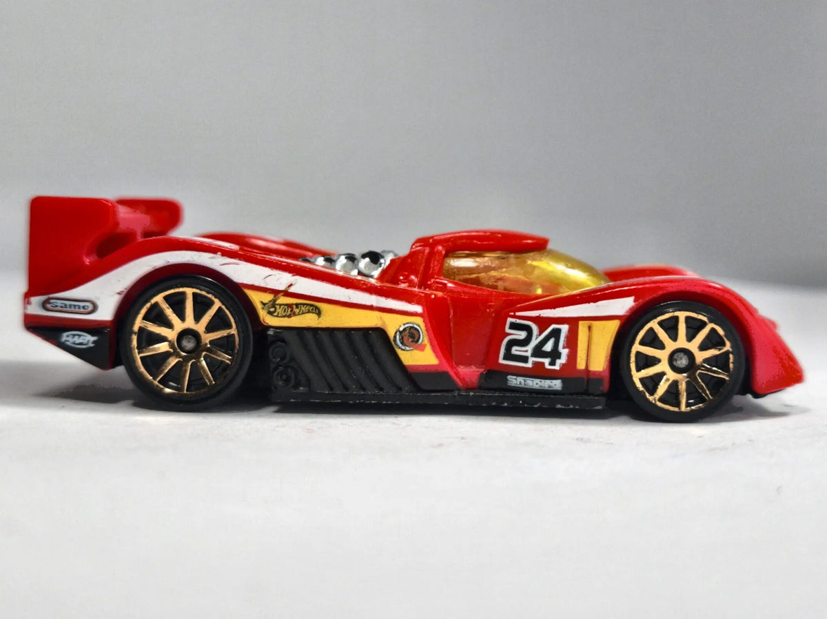 24 OURS, Hot Wheels 2010, Die cast 1 NL, Czerwony, 1:64, Resoraki – zdjęcie 4