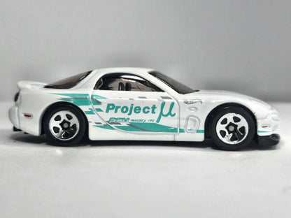 '95 MAZDA RX-7 Hot Wheels 2017 Biały 1:64 – zdjęcie 4