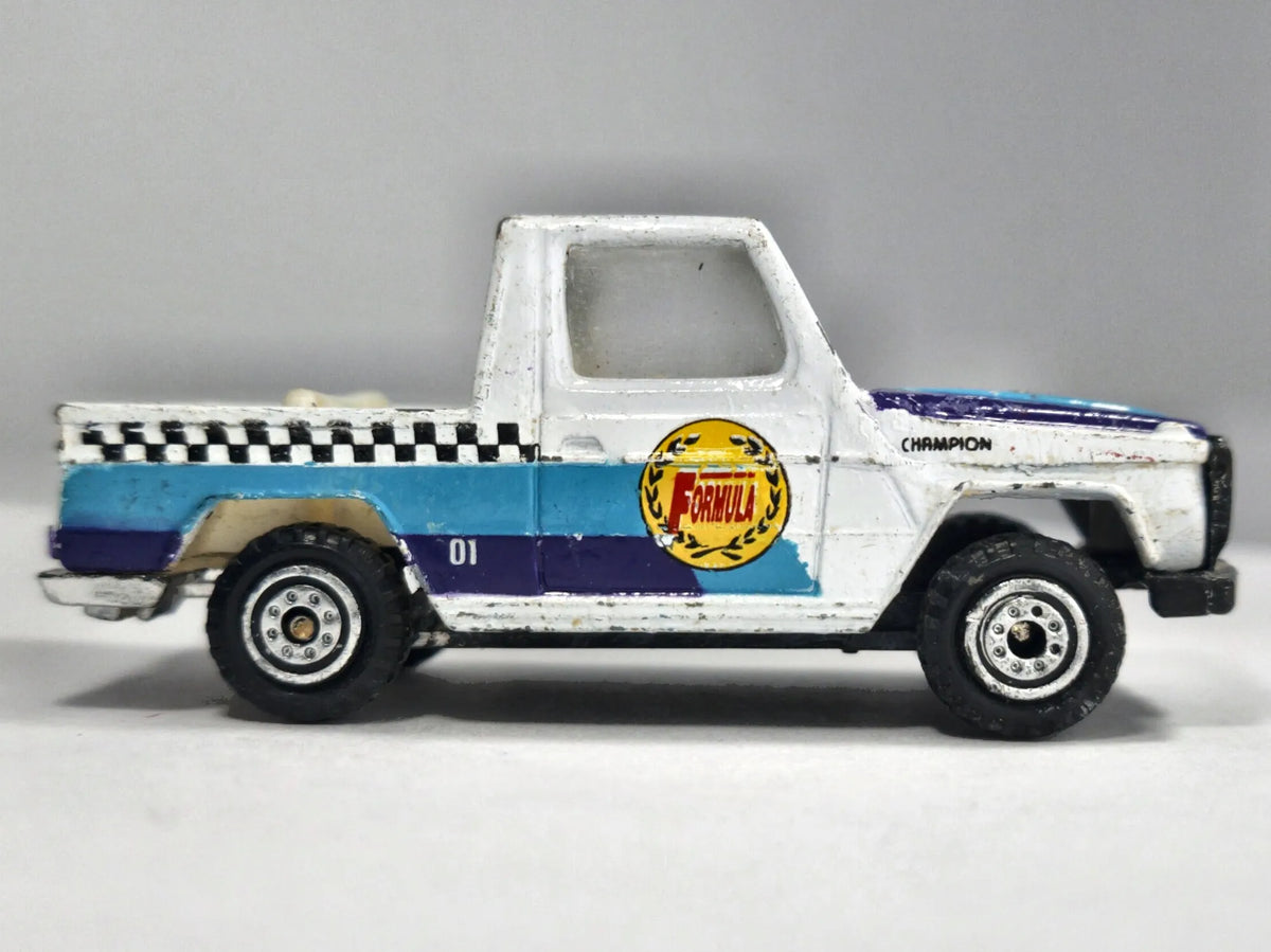 MERCEDES-BENZ G-CLASS, Pioneer, Formula Champion, Die cast, Biały, 1:64 – zdjęcie 4