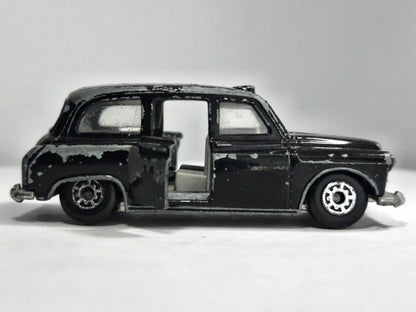 TAXI FX4R Matchbox 1986 Czarny 1:60 Made in Macau – zdjęcie 4
