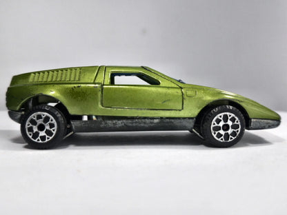Mercedes C111 Politoys '70 Zielony 1:43 Made in Italy 2xMetal – zdjęcie 4