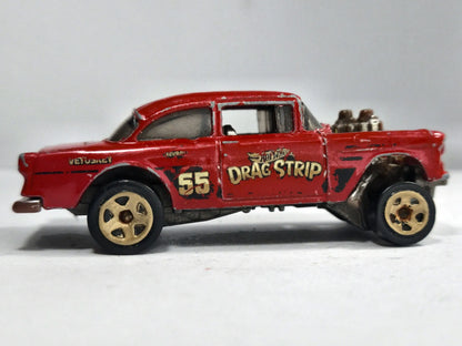 Chevrolet Bel Air Gasser Hot Wheels 2012 HW Racing 1:64 Gasser Luzak – zdjęcie 4