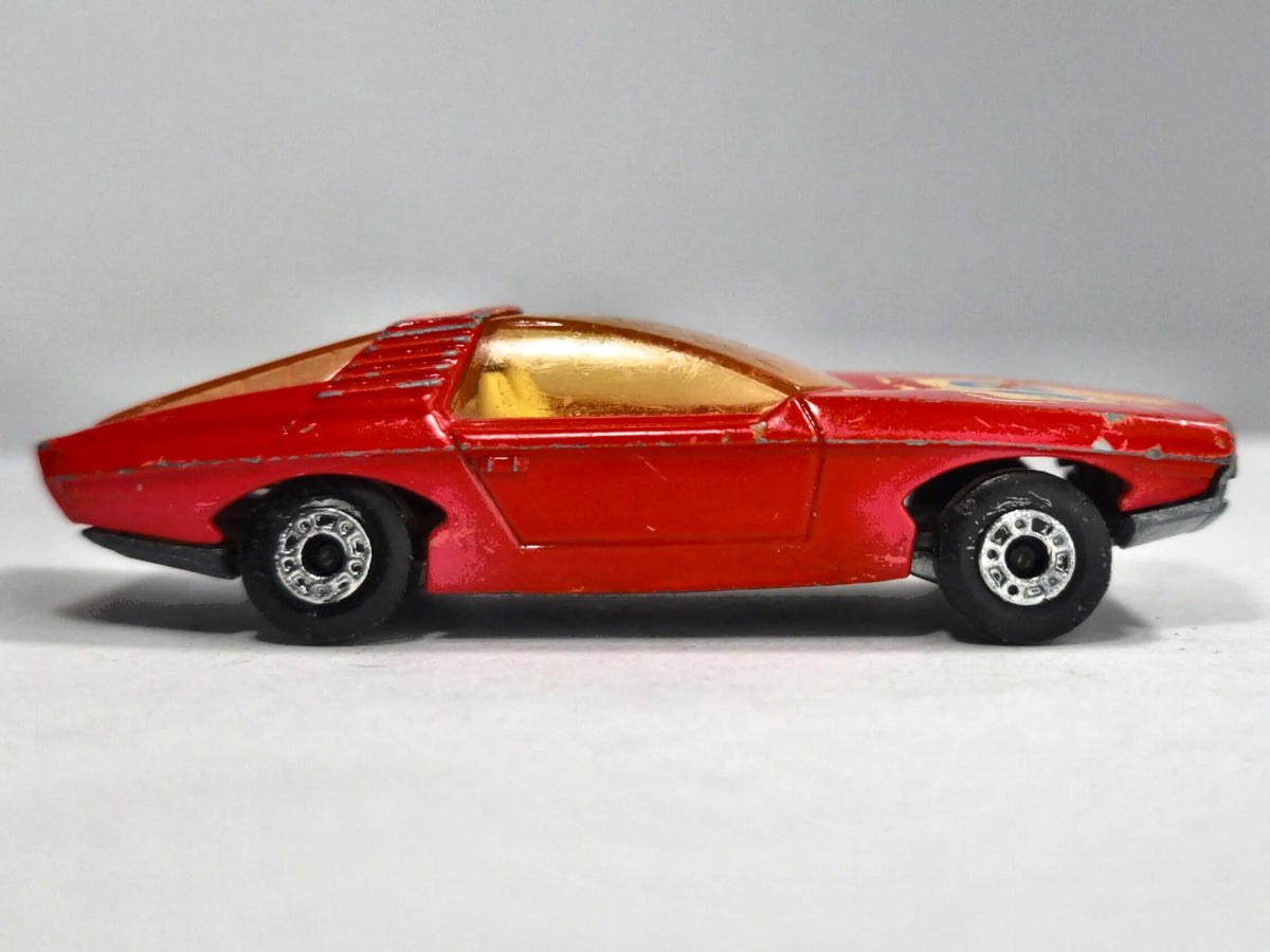 VAUXHALL GUILDSMAN, Matchbox 1971, Die cast NO.40, Czerwony, 1:64, Resoraki – zdjęcie 4