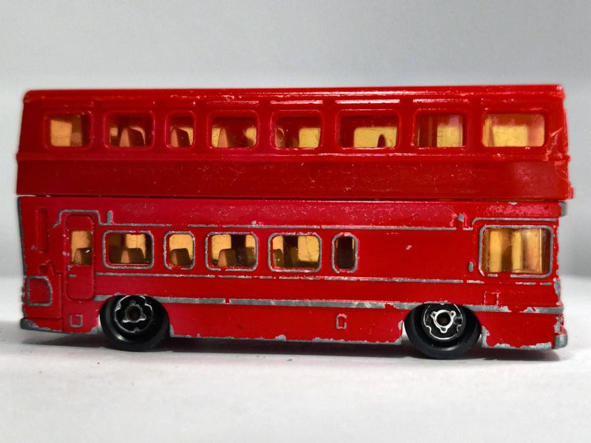 Autobus Piętrowy BRITISH BUS London Bus Majorette '70 1:64 Made in England – zdjęcie 4