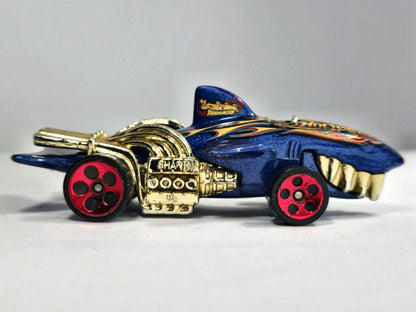 SHARKRUISER "MONSTER ACTION" Hot Wheels 2004 Niebieski 1:64 – zdjęcie 4