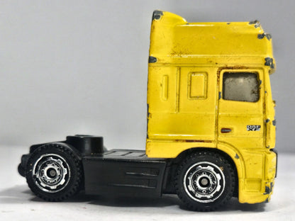 Daf Xf95 Space Cab Matchbox 2005 Yellow 1:76 – zdjęcie 4