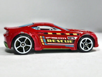 Torque Twister Hot Wheels 2009 HW Racing 1:64 Luzak Czerwony – zdjęcie 4