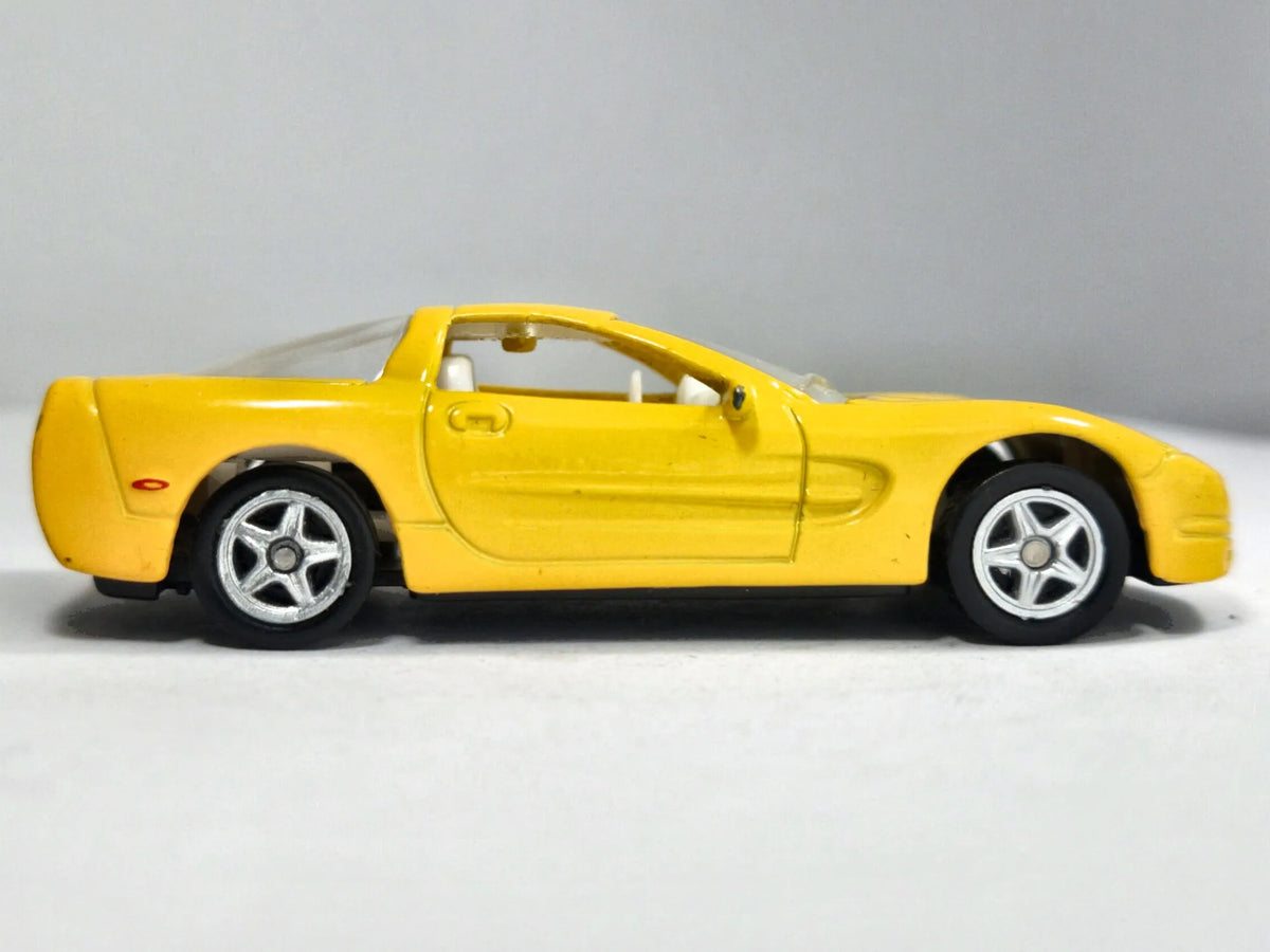 Chevrolet 1999 Corvette Welly 1999 1:64 Luzak Żółty – zdjęcie 4