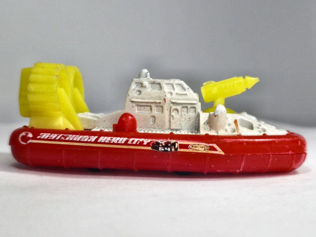 HOVERCRAFT, Matchbox 2000, Die cast, Czerwony, 1:100, Resoraki – zdjęcie 4