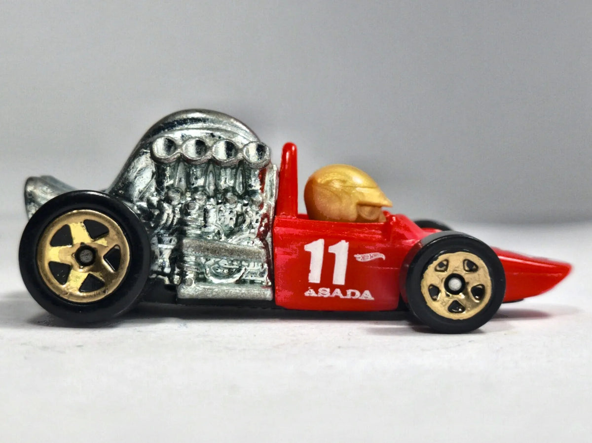 HEAD STARTER, Hot Wheels 2016, Die cast DTX05, Czerwony, 1:64, Resoraki – zdjęcie 4