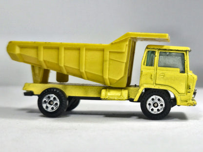 DUMP TRUCK (WYWROTKA), Yatming 1983, Die cast, Żółty, 1:64, Resoraki – zdjęcie 4