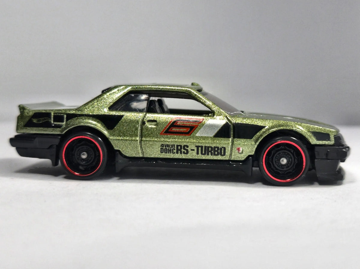 1982 NISSAN SKYLINE R30, Hot Wheels 2017, Die cast FJV44, Zielony, 1:64 – zdjęcie 4