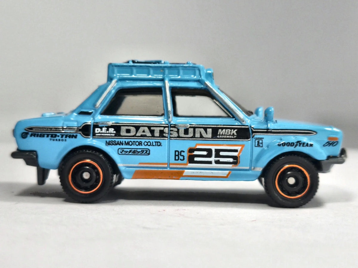 '70 DATSUN 510 RALLY, Matchbox 2016, Die cast MB1023 / DVK26, Błękitny 1:58 – zdjęcie 4