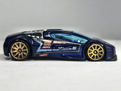 ZOTIC POLICE, Hot Wheels 2002, Die cast 56361, Niebieski, 1:64, Resoraki – zdjęcie 4