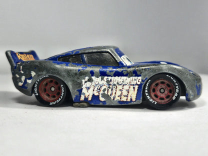 ZYGZAK MCQUEEN Z FILMU AUTA, Disney, Die cast, Niebieski,, 1:55, Resoraki – zdjęcie 4