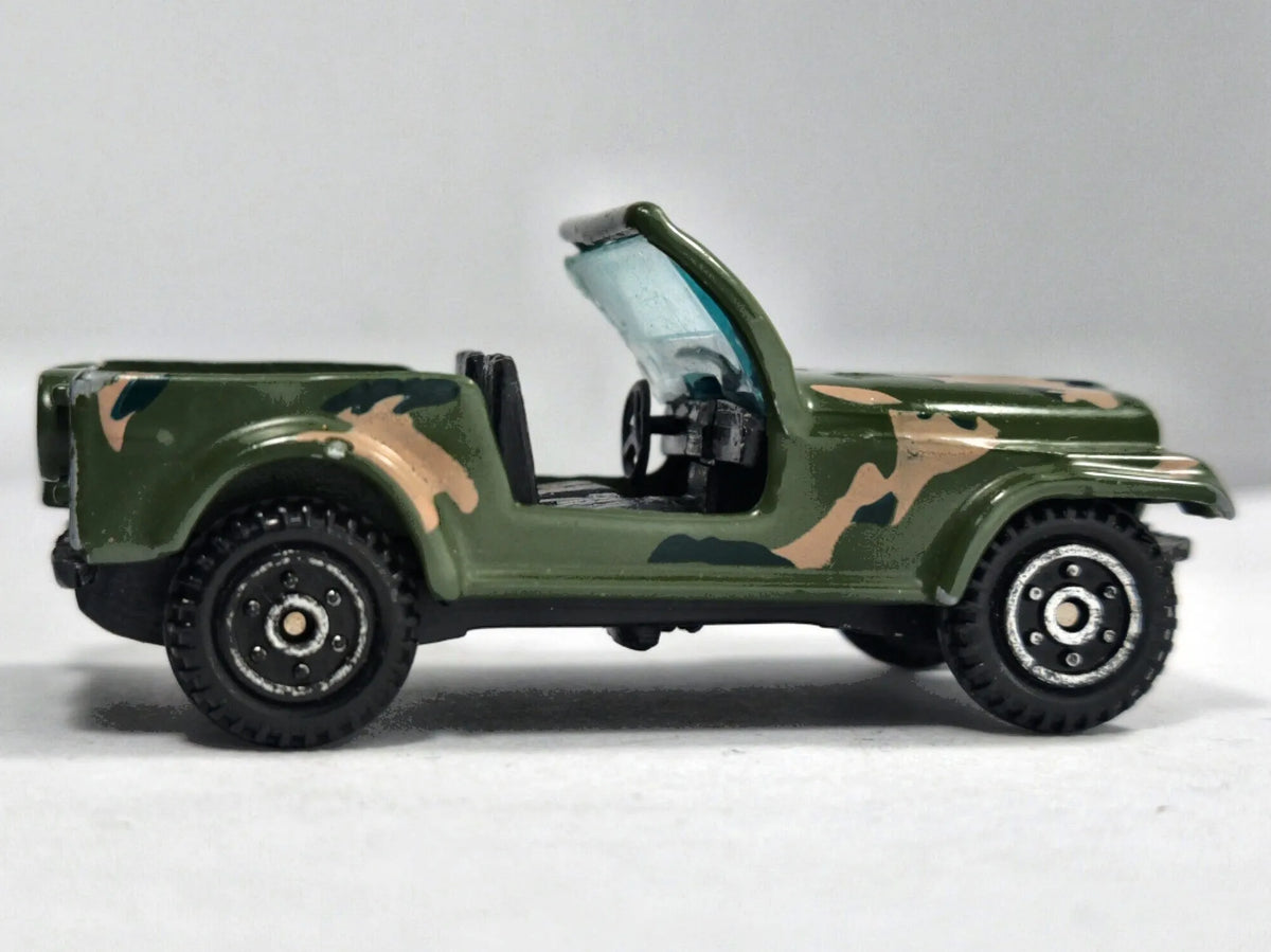 Jeep 1:64 Pickup Luzak Zielony Wojsko – zdjęcie 4
