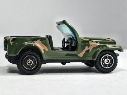 Jeep 1:64 Pickup Luzak Zielony Wojsko – zdjęcie 4