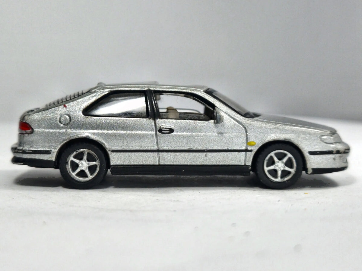 Saab 9-3 Coupé Hongwell 1:72 Luzak Srebrny – zdjęcie 4