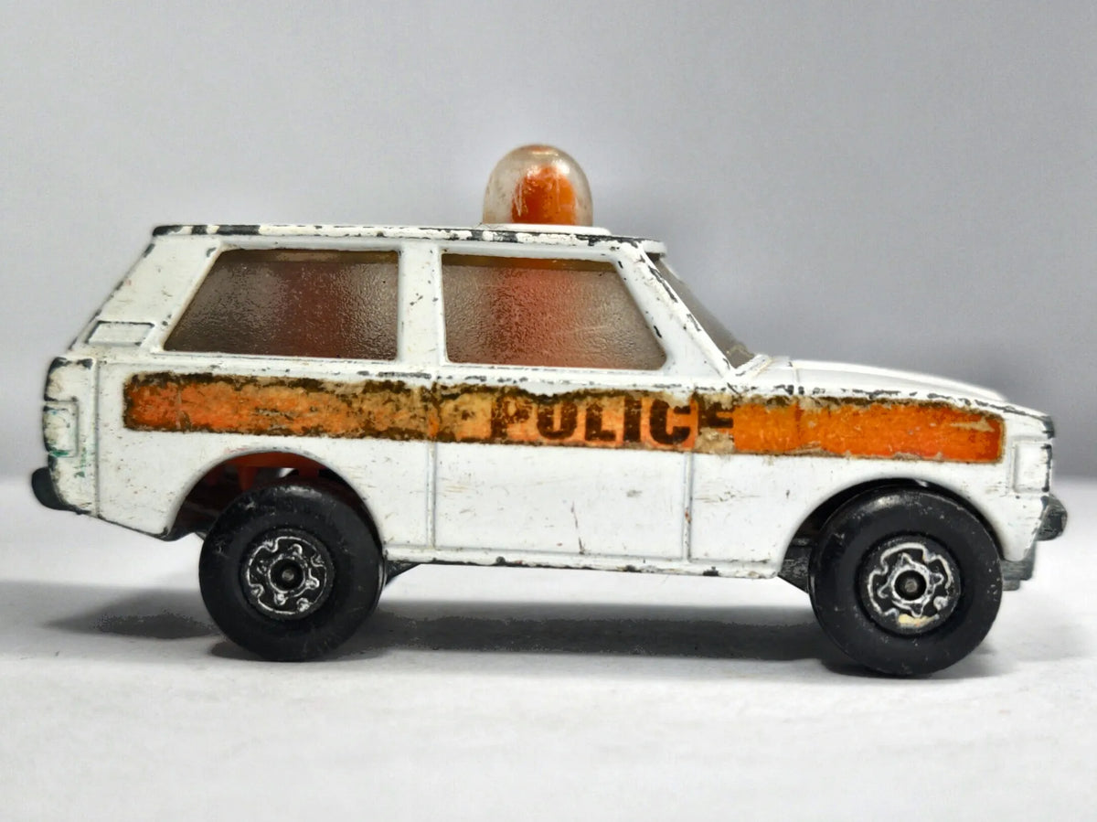 POLICE PATROL RANGE ROVER Rolamatics Matchbox 1975 1:55 Made in England – zdjęcie 4