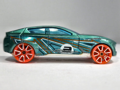 GRAND CROSS, RACE TEAM, Hot Wheels 2022, Die cast HFV85, Zielony, 1:64 – zdjęcie 4