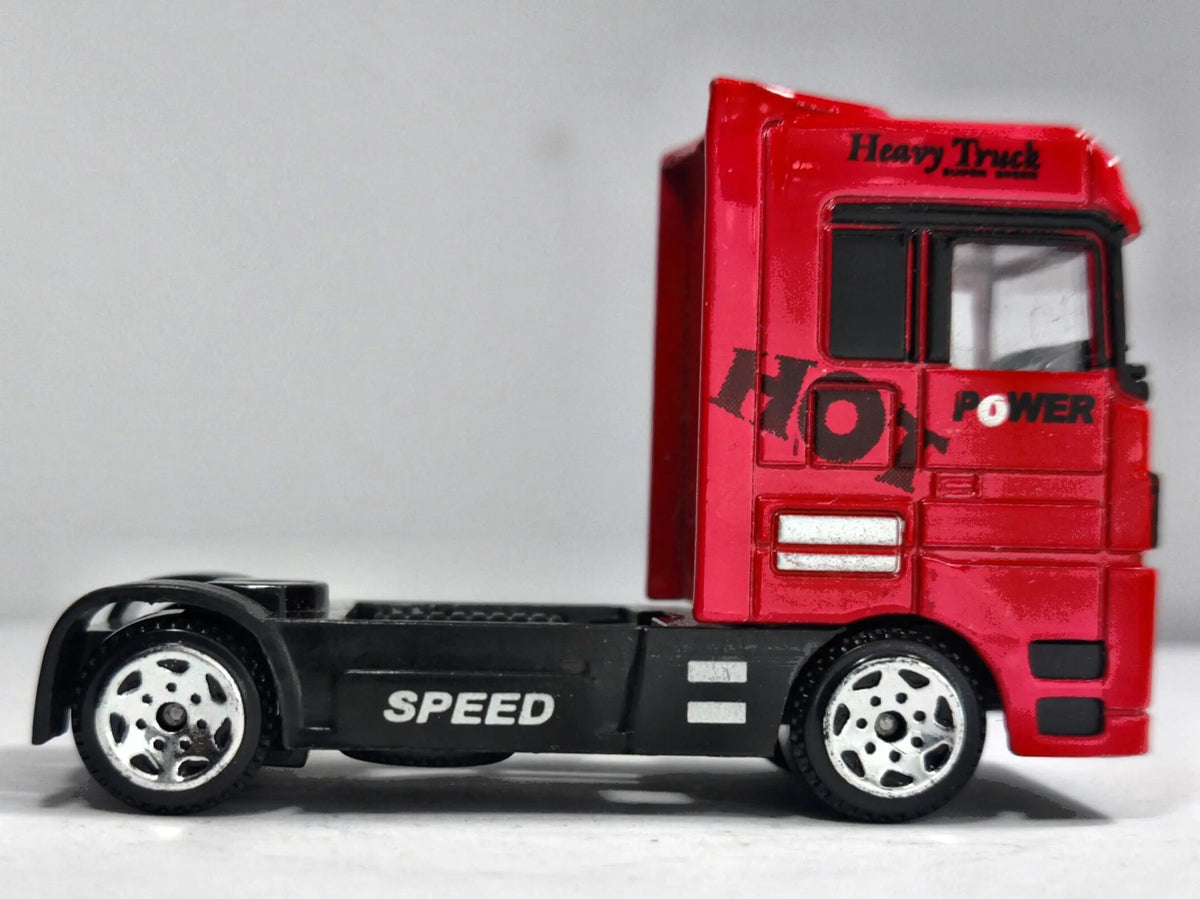 Ciągnik Siodłowy Power Truck jak MAN TGS Czerwony 1:64 – zdjęcie 4