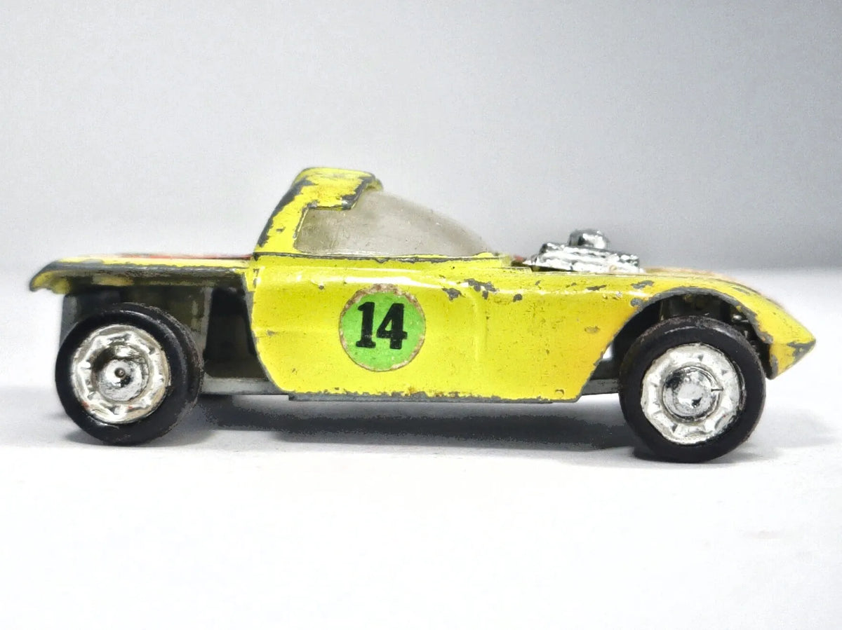 TORNADO, Dyna-Wheels (ZEE Zylmex), Vintage Die cast D14 Żółty 1:64 Resoraki – zdjęcie 4