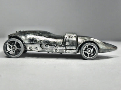 TWIN MILL, Hot Wheels 2022, Die cast HKG33, Srebrny chrom, 1:64, Resoraki – zdjęcie 4