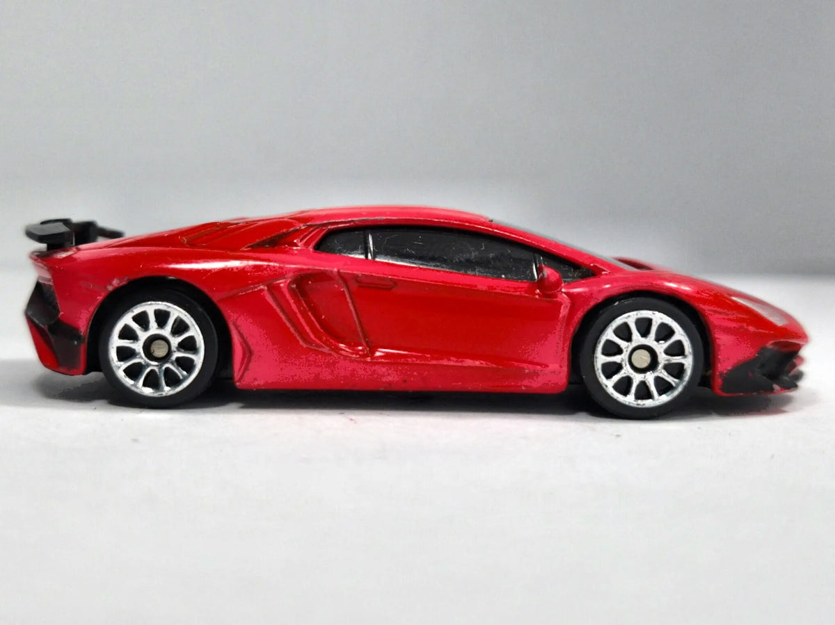 LAMBORGHINI AVENTADOR, RMZ City, Die cast, Czerwony, 1:64, Resoraki – zdjęcie 4