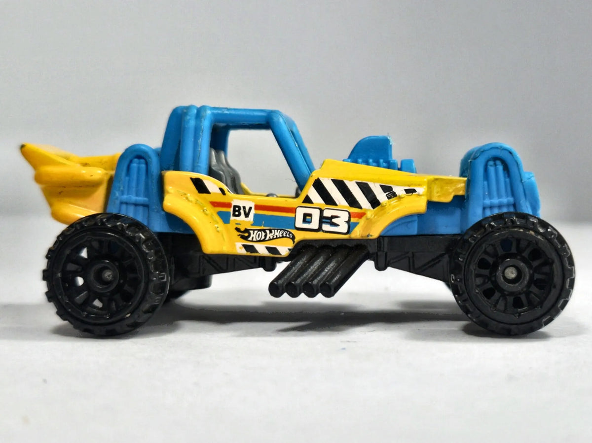 BUGGY, Hot Wheels 2013, Die cast BDC94, Żółty, 1:64, Resoraki – zdjęcie 4