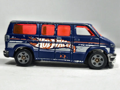 Dodge Van Hot Wheels 2020 1:64 Van Niebieski Familijny – zdjęcie 4