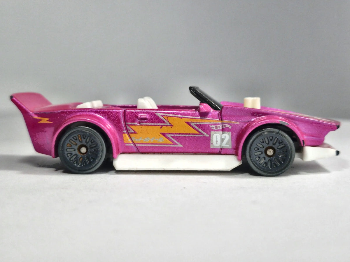 TRACK MANGA, Hot Wheels 2017, Die cast FJV95, Różowy, 1:64, Resoraki – zdjęcie 4