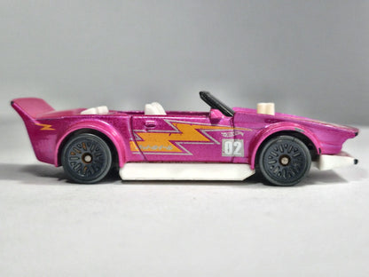 TRACK MANGA, Hot Wheels 2017, Die cast FJV95, Różowy, 1:64, Resoraki – zdjęcie 4