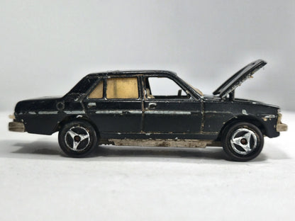 PEUGEOT 604 Majorette '70 Czarny 1:60 Made in France – zdjęcie 4