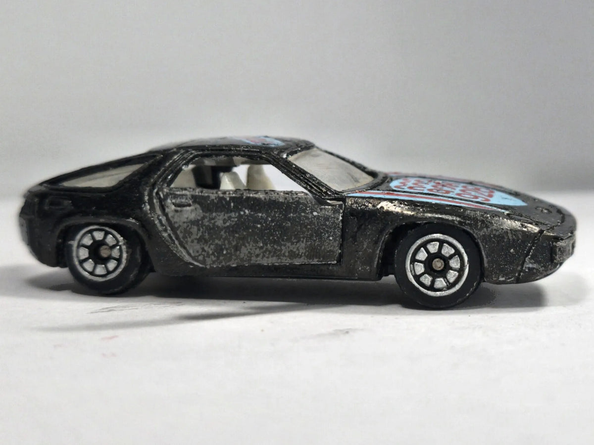 PORSCHE 928 TURBO, Zylmex 1980-1984, Die cast, Grafitowy, 1:72, Resoraki – zdjęcie 4