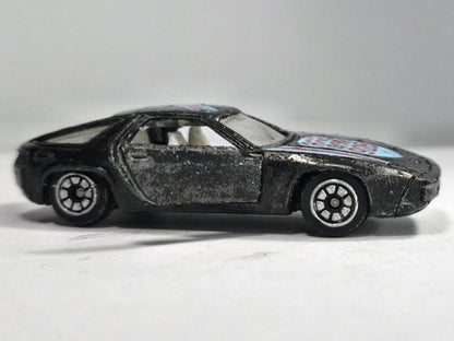 PORSCHE 928 TURBO, Zylmex 1980-1984, Die cast, Grafitowy, 1:72, Resoraki – zdjęcie 4