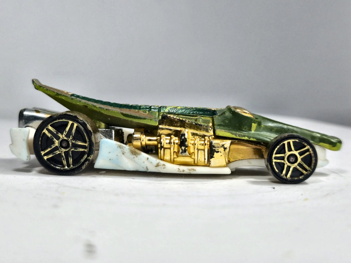 Croc Rod Hot Wheels 2019 Zielony 1:64 – zdjęcie 4