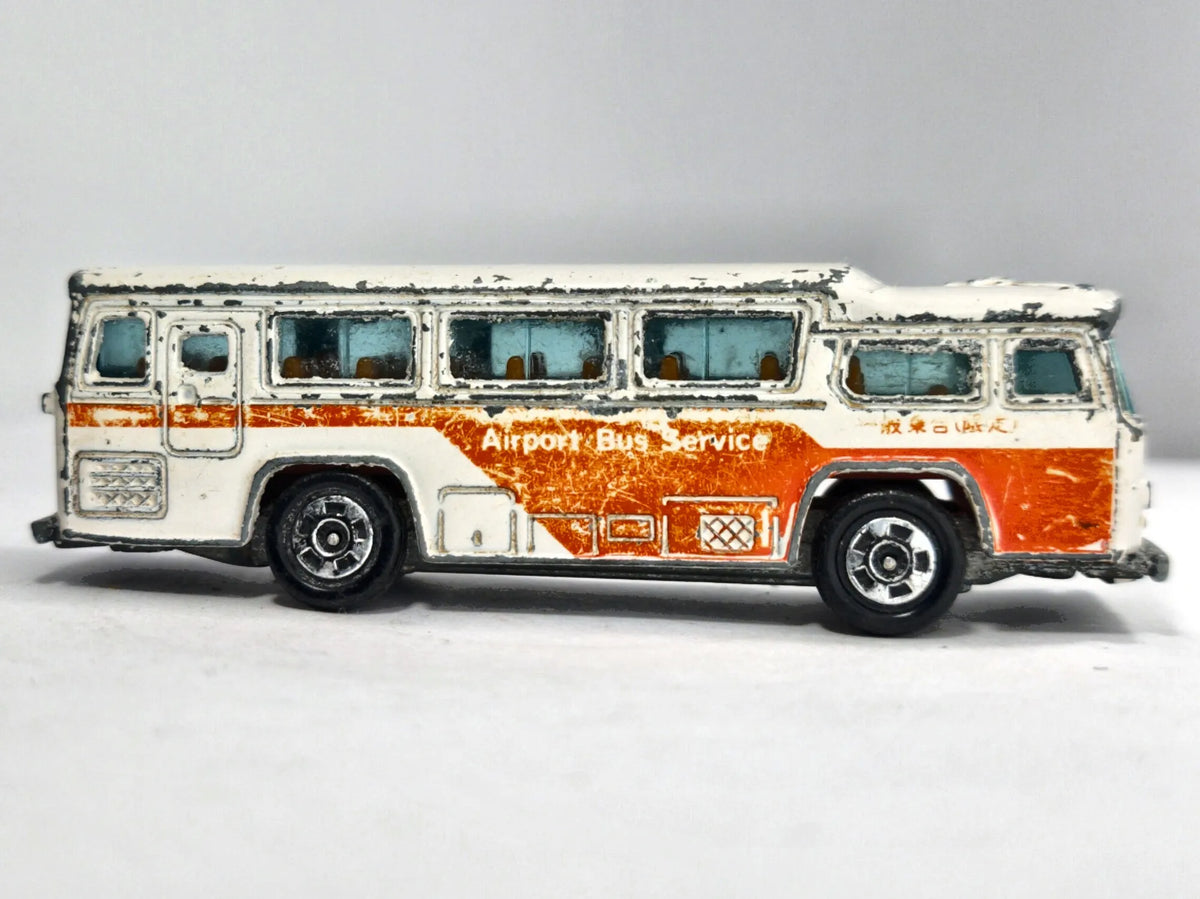 Autobus FUJI SEMI-DECKER TYPE BUS Tomica '70 Biały 1:148 2xMetal – zdjęcie 4