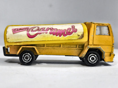 Ford Majorette '80 Żółty 1:64 Made in France Cadbury's Caramel – zdjęcie 4