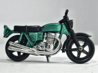 Motocykl HONDA RORA Matchbox 1974 Zielony 1:32 Made in England – zdjęcie 4
