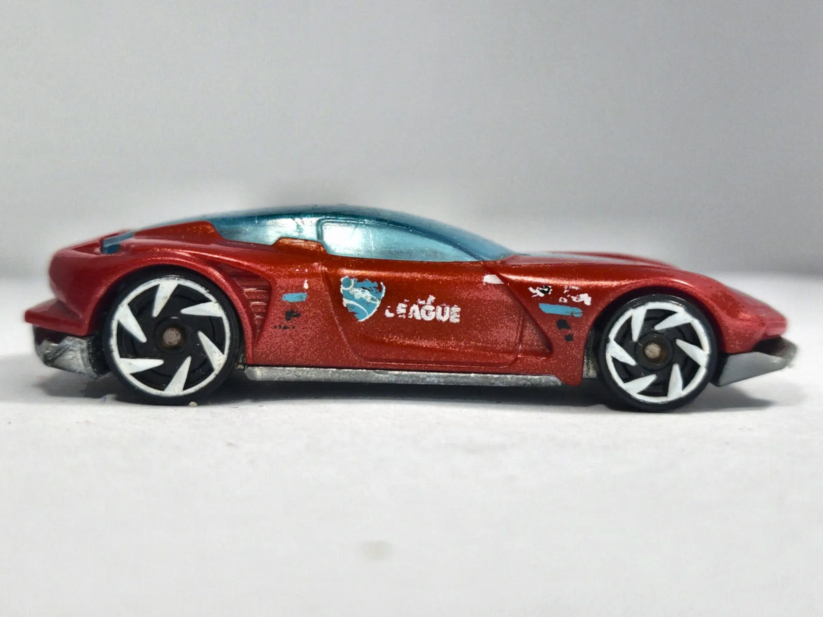 Gazella Gt Hot Wheels 2015 Czerwony 1:64 – zdjęcie 4