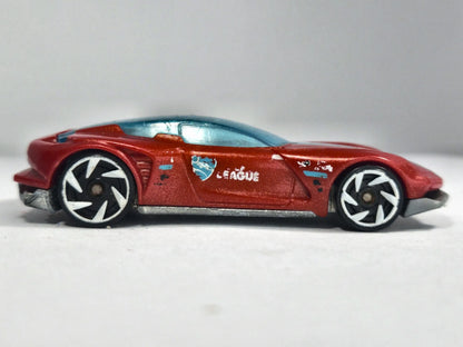 Gazella Gt Hot Wheels 2015 Czerwony 1:64 – zdjęcie 4