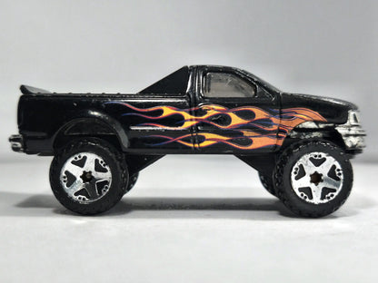 1997 FORD F-150 Pickup Hot Wheels 2007 Czarny 1:64 – zdjęcie 4